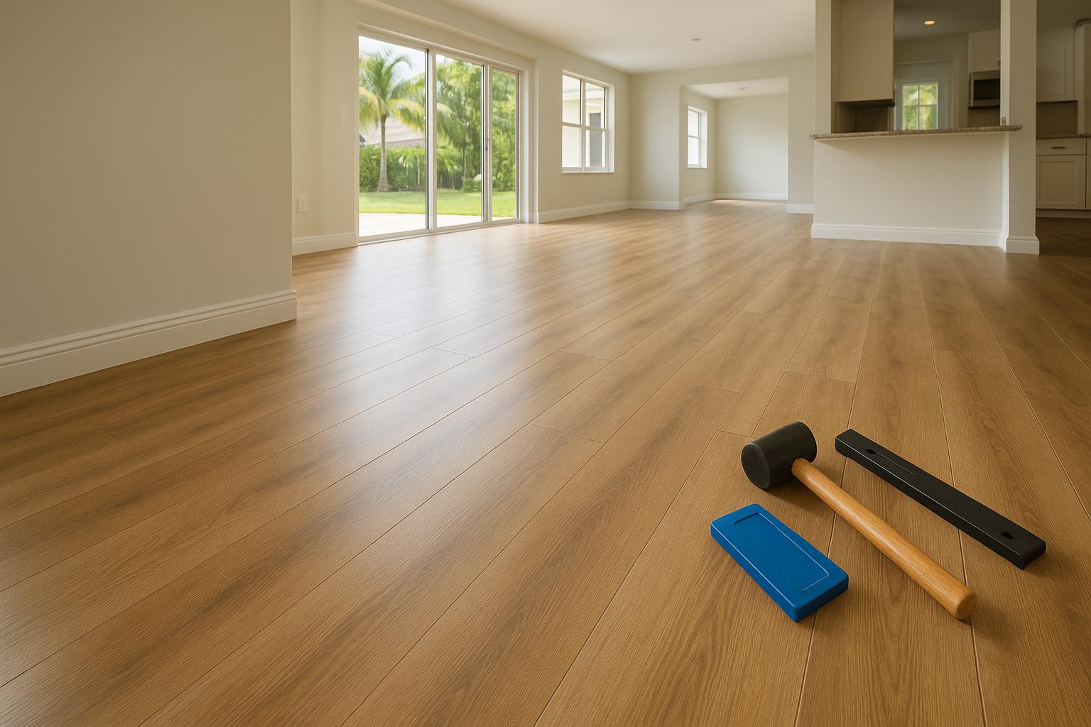 Flooring Installation service by Patriot ADU Builders